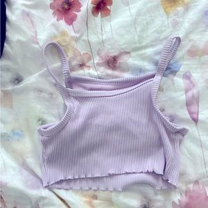 Hollister Bikini Top or Swim Crop Purple Top